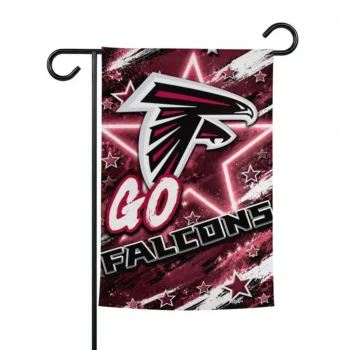 Atlanta Falcons Garden Flag Customized Glowing Star Red Best Selling