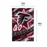 Atlanta Falcons Garden Flag Customized Glowing Star Red Best Selling
