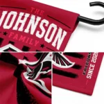 Atlanta Falcons Garden Flag Personalized Distressed Stripes Red Best Selling