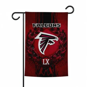 Atlanta Falcons Garden Flag Personalized Laurel Wreath Red Best Selling