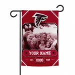 Atlanta Falcons Garden Flag - Personalized Photo Frame Red