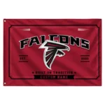 Atlanta Falcons House Flag Custom Ornate Border Red Best Selling