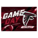 Atlanta Falcons House Flag Customized Action Streaks Red Best Selling