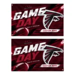 Atlanta Falcons House Flag Customized Action Streaks Red Best Selling