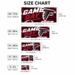 Atlanta Falcons House Flag Customized Action Streaks Red Best Selling