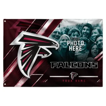 Atlanta Falcons House Flag Customized Diagonal Stripes Red Best Selling