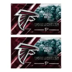 Atlanta Falcons House Flag Customized Diagonal Stripes Red Best Selling