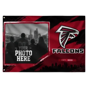 Atlanta Falcons House Flag Personalized Framed Photo Red Black Best Selling