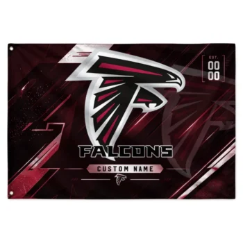 Atlanta Falcons House Flag Personalized Speed Slashes Red Best Selling