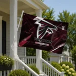 Atlanta Falcons House Flag Personalized Speed Slashes Red Best Selling