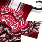 Atlanta Hawks Garden Flag Custom Laurel Wreath Red Best Selling