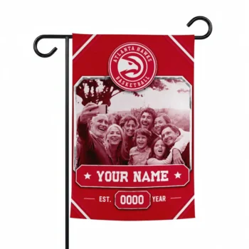 Atlanta Hawks Garden Flag Custom Photo Frame Red Best Selling