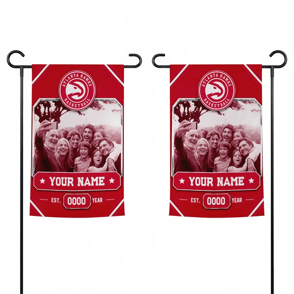 Atlanta Hawks Garden Flag Custom Photo Frame Red Fashion Forward Atlanta Hawks Garden Flag Custom Photo Frame Red Fashion Forward