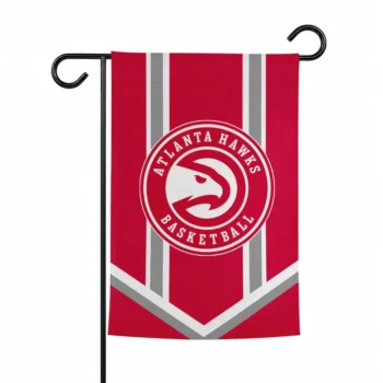 Atlanta Hawks Garden Flag Customized Chevron Stripes Red Best Selling