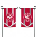 Atlanta Hawks Garden Flag Customized Chevron Stripes Red Best Selling