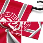 Atlanta Hawks Garden Flag Customized Chevron Stripes Red Best Selling