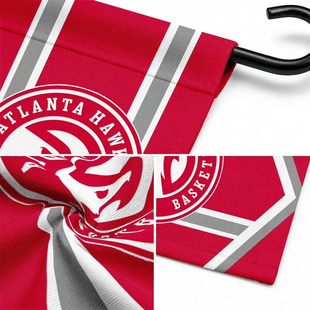 Atlanta Hawks Garden Flag Customized Chevron Stripes Red Latest Model Atlanta Hawks Garden Flag Customized Chevron Stripes Red Latest Model