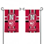 Atlanta Hawks Garden Flag Customized Circle Medallion Red Best Selling