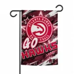 Atlanta Hawks Garden Flag Personalized Glowing Star Red Best Selling