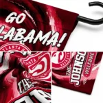 Atlanta Hawks Garden Flag Personalized Swirl Vortex Red Best Selling