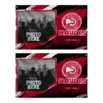 Atlanta Hawks House Flag Custom Framed Photo Red Black Best Selling