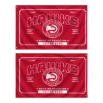 Atlanta Hawks House Flag Customized Ornate Border Red Best Selling