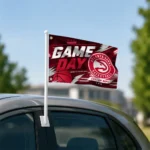 Atlanta Hawks House Flag Personalized Energy Brushstrokes Red Best Selling