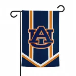 Auburn Tigers Garden Flag Custom Chevron Stripes Navy Blue Best Selling