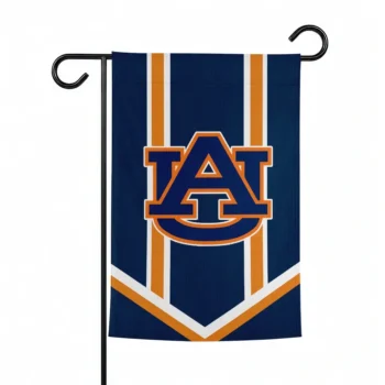 Auburn Tigers Garden Flag Custom Chevron Stripes Navy Blue Best Selling