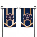 Auburn Tigers Garden Flag Custom Chevron Stripes Navy Blue Best Selling