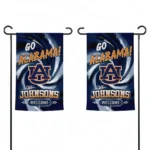 Auburn Tigers Garden Flag Customized Swirl Vortex Navy Blue Best Selling