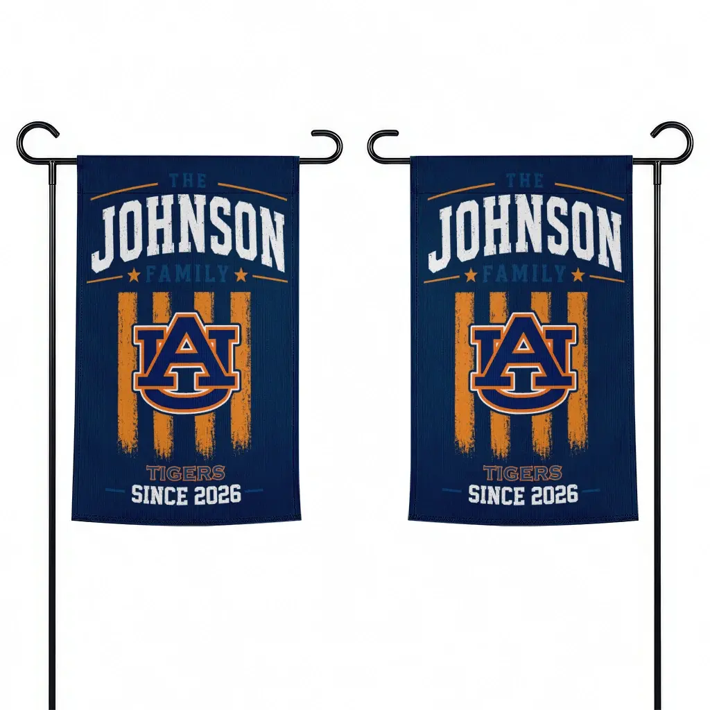 Auburn Tigers Garden Flag Personalized Distressed Stripes Navy Blue Fashion Forward Auburn Tigers Garden Flag Personalized Distressed Stripes Navy Blue Fashion Forward