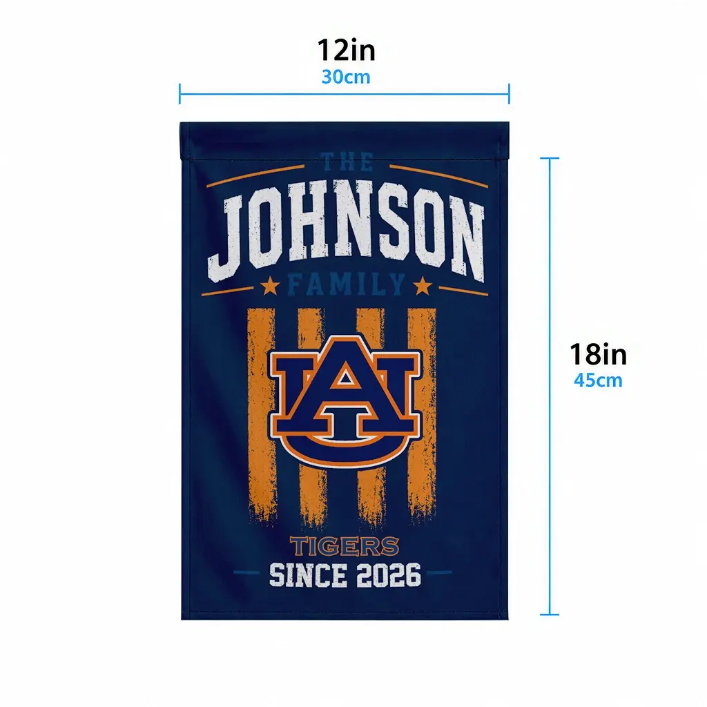Auburn Tigers Garden Flag Personalized Distressed Stripes Navy Blue High Quality Auburn Tigers Garden Flag Personalized Distressed Stripes Navy Blue High Quality