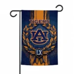 Auburn Tigers Garden Flag Personalized Laurel Wreath Navy Blue Best Selling
