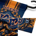Auburn Tigers Garden Flag Personalized Laurel Wreath Navy Blue Best Selling