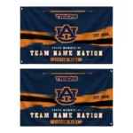 Auburn Tigers House Flag Custom Brushed Streaks Navy Blue Best Selling