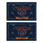 Auburn Tigers House Flag Custom Ornate Border Navy Blue Best Selling
