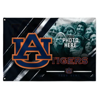 Auburn Tigers House Flag Customized Diagonal Stripes Navy Blue Best Selling