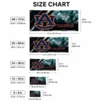 Auburn Tigers House Flag Customized Diagonal Stripes Navy Blue Best Selling