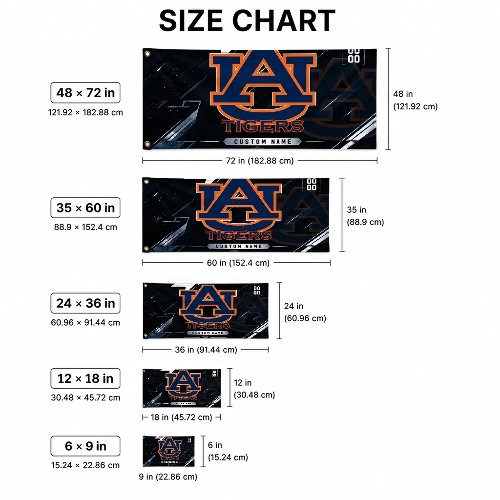 Auburn Tigers House Flag Personalized Speed Slashes Navy Blue High Quality Auburn Tigers House Flag Personalized Speed Slashes Navy Blue High Quality