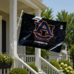 Auburn Tigers House Flag Personalized Speed Slashes Navy Blue Best Selling