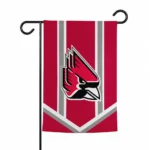 Ball State Cardinals Garden Flag Custom Chevron Stripes Red Best Selling
