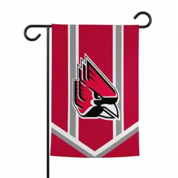 Ball State Cardinals Garden Flag Custom Chevron Stripes Red Best Selling