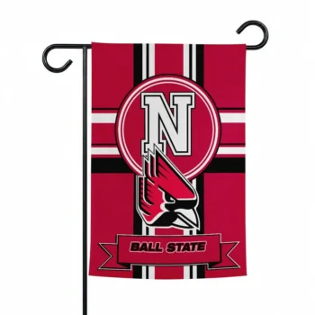 Ball State Cardinals Garden Flag Custom Circle Medallion Red Best Selling