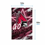 Ball State Cardinals Garden Flag Customized Glowing Star Red Best Selling