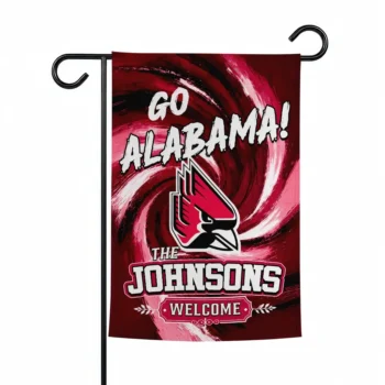 Ball State Cardinals Garden Flag Customized Swirl Vortex Red Best Selling