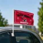 Ball State Cardinals House Flag Custom Ornate Border Red Best Selling