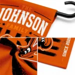 Baltimore Orioles Garden Flag Custom Distressed Stripes Orange Best Selling