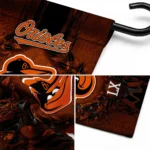 Baltimore Orioles Garden Flag Custom Laurel Wreath Orange Best Selling