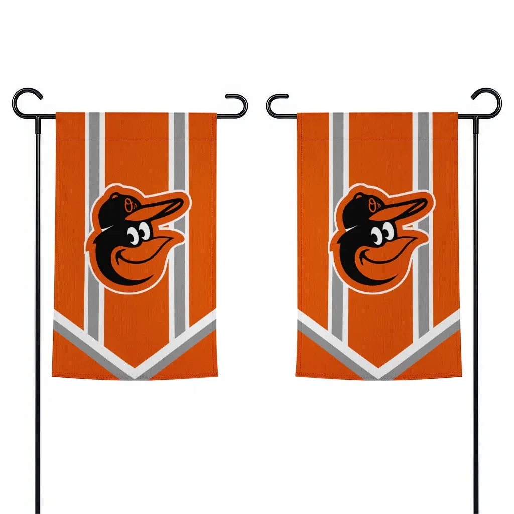 Baltimore Orioles Garden Flag Customized Chevron Stripes Orange Fashion Forward Baltimore Orioles Garden Flag Customized Chevron Stripes Orange Fashion Forward